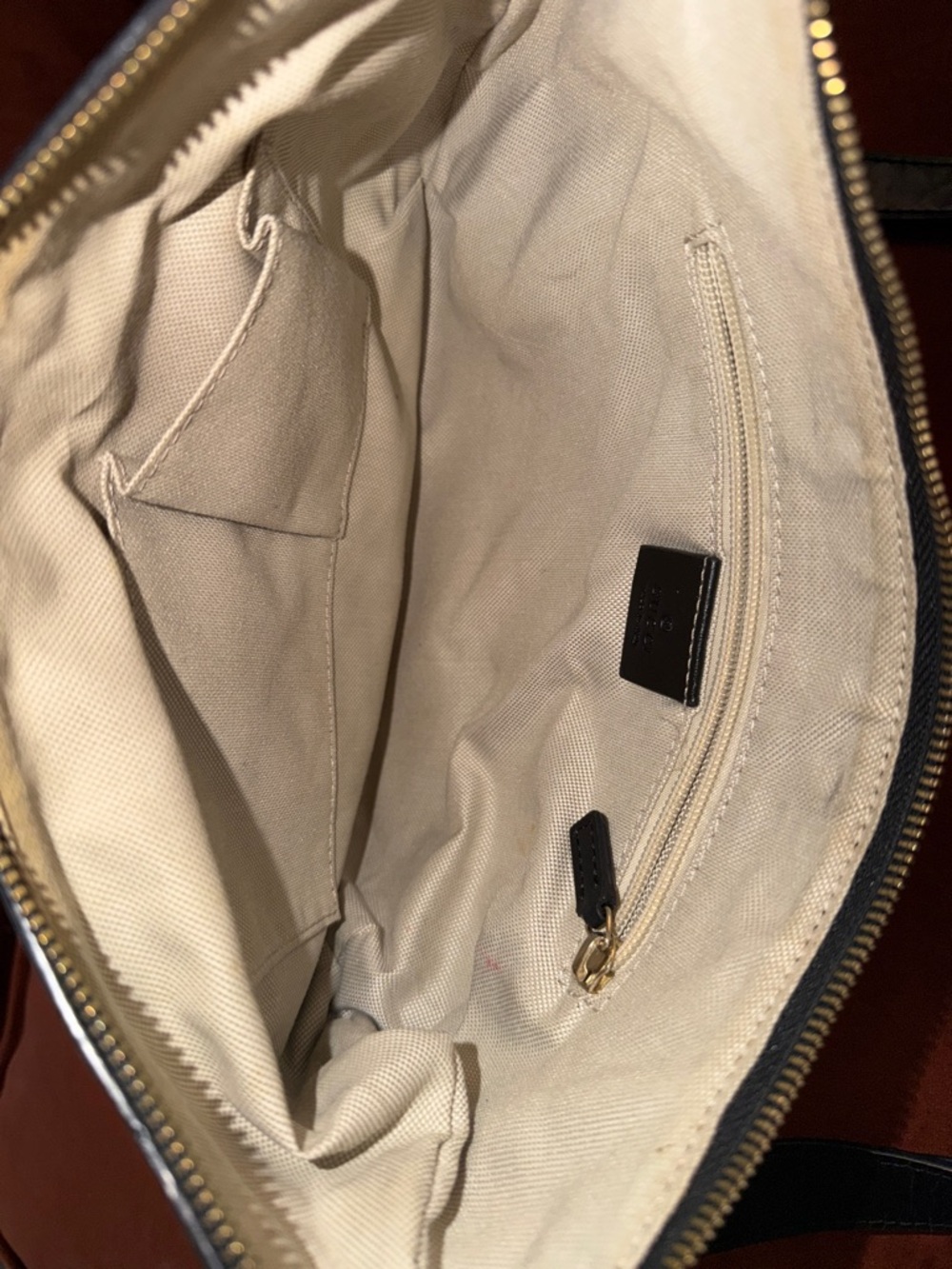 authentic Gucci Web Black Canvas Crossbody Bag - Picture 7 of 12